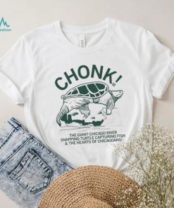 Turtle Chonk The Giant Chicago river snapping turtle capturing fish and the hearts of Chicagoans art shirt