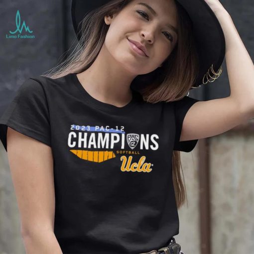 UCLA Bruins 2023 Pac 12 Champions Softball Regular Season logo shirt