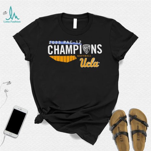 UCLA Bruins 2023 Pac 12 Champions Softball Regular Season logo shirt