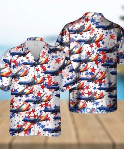 US Airlines 3 Boeing 737 7H4 Gift For 4th Of July Aloha All Over print Hawaiian Shirt