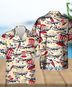 US Airlines Boeing 787 9 Dreamliner Gift For 4th Of July Aloha Hawaiian Shirt