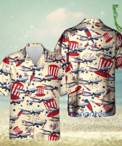 US Airlines Boeing 787 9 Dreamliner Gift For 4th Of July Aloha Hawaiian Shirt