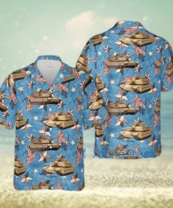 US Army M1 Abrams Tank Gift For 4th Of July Aloha Hawaiian Shirt
