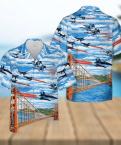 US Navy Blue Angels Gift For 4th Of July Aloha Hawaiian Shirt