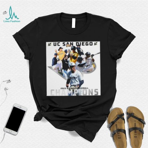 Uc San Diego Tritons Team Baseball 2023 Big West Champions Shirt