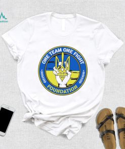 Ukraina one team one fight Foundation logo 2023 shirt