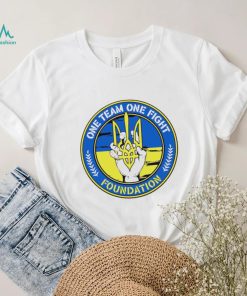 Ukraina one team one fight Foundation logo 2023 shirt