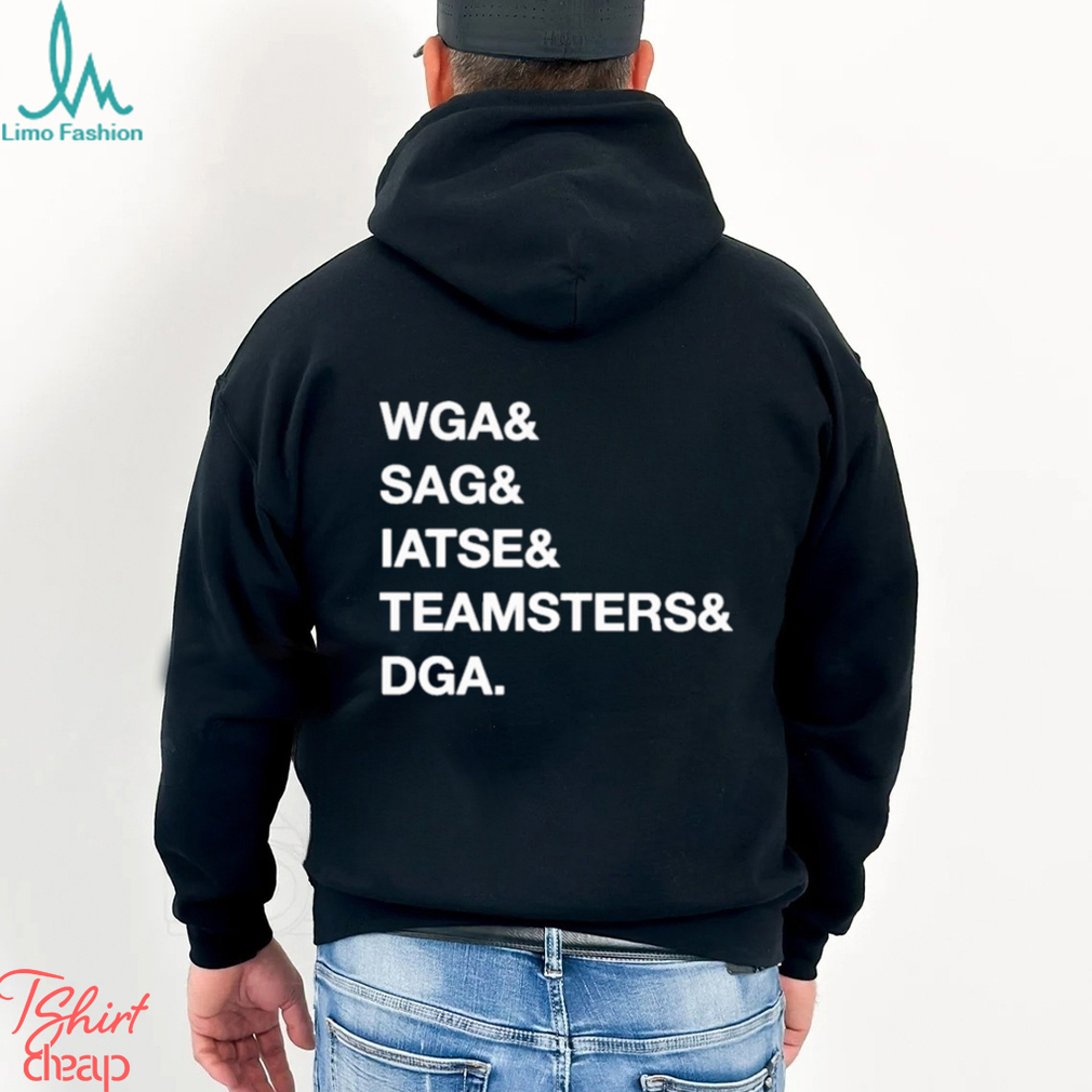 Unionstrong Wga Sag Iatse Teamsters Dga Shirt Unionstrong Wga Sag Iatse Teamsters Dga Shirt