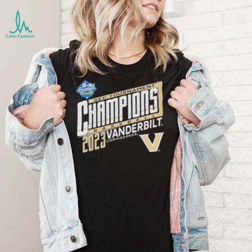 Vanderbilt University Baseball 2023 Sec Tournament Champions T Shirt