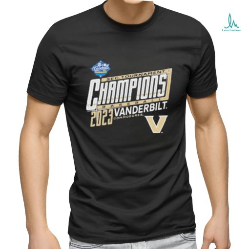 Vanderbilt University Baseball 2023 Sec Tournament Champions shirt