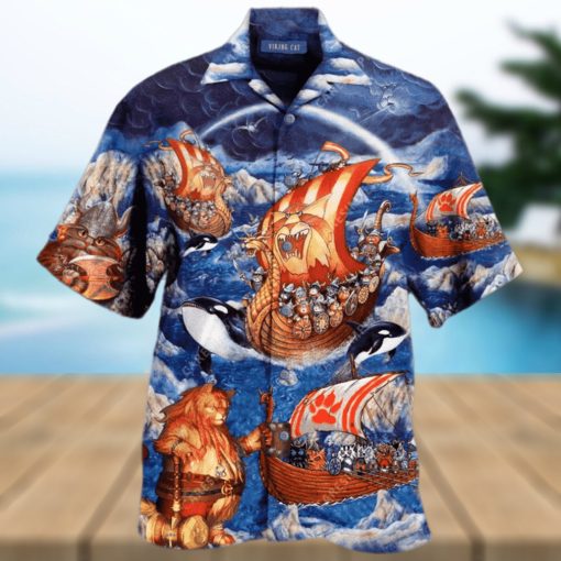 Viking Cats Fa La La Valhalla La Hawaiian Shirt