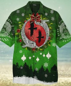 Viking Christmas Raven Of Odin Hawaiian Shirt