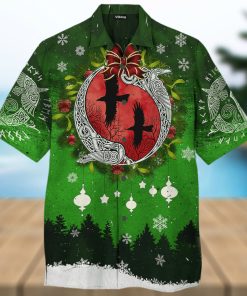 Viking Christmas Raven Of Odin Hawaiian Shirt