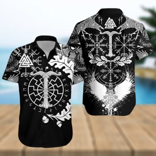 Viking Oak Leaf Hawaiian Shirt