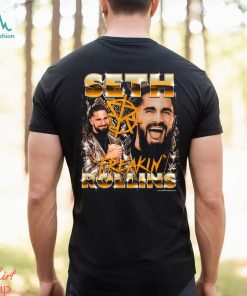 WWE Seth Freakin Rollins Shiny Golden Portrait T Shirt