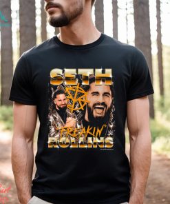 WWE Seth Freakin Rollins Shiny Golden Portrait T Shirt