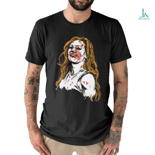 WWE would NEVER put a beaten up woman on a shirt