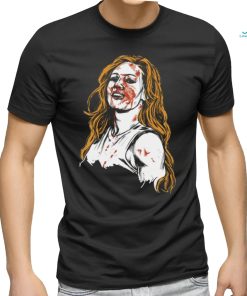 WWE would NEVER put a beaten up woman on a shirt