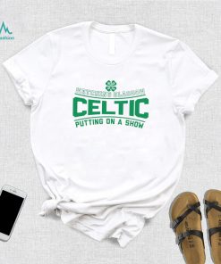 Watching Glasgow Celtic putting on a show logo shirt