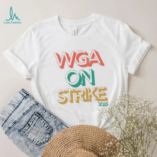 Wgastrikeshirts Store Wga On Strike 2023 Hooded Sweatshirt