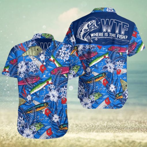 Where The Fish Fishing Hawaiian Shirt