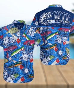 Where The Fish Fishing Hawaiian Shirt