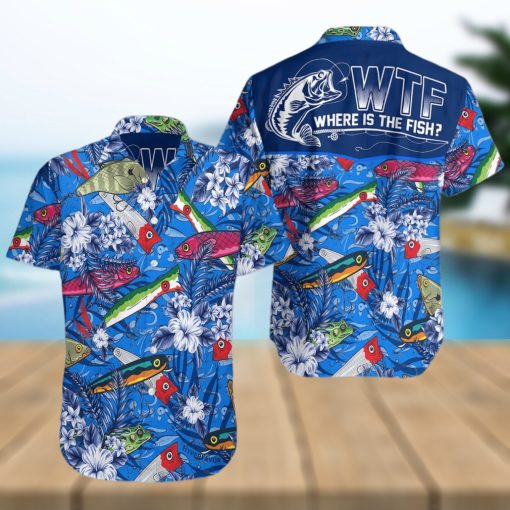 Where The Fish Fishing Hawaiian Shirt