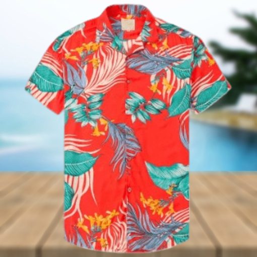 Wholesale Custom Aloha Summer Resort Beach Floral Hawaiian Shirts