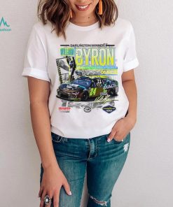 William Byron Checkered Flag Sports 2023 Goodyear 400 Race Winner signature shirt