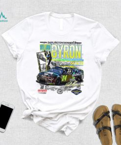 William Byron Checkered Flag Sports 2023 Goodyear 400 Race Winner signature shirt