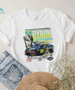 William Byron Checkered Flag Sports 2023 Goodyear 400 Race Winner signature shirt