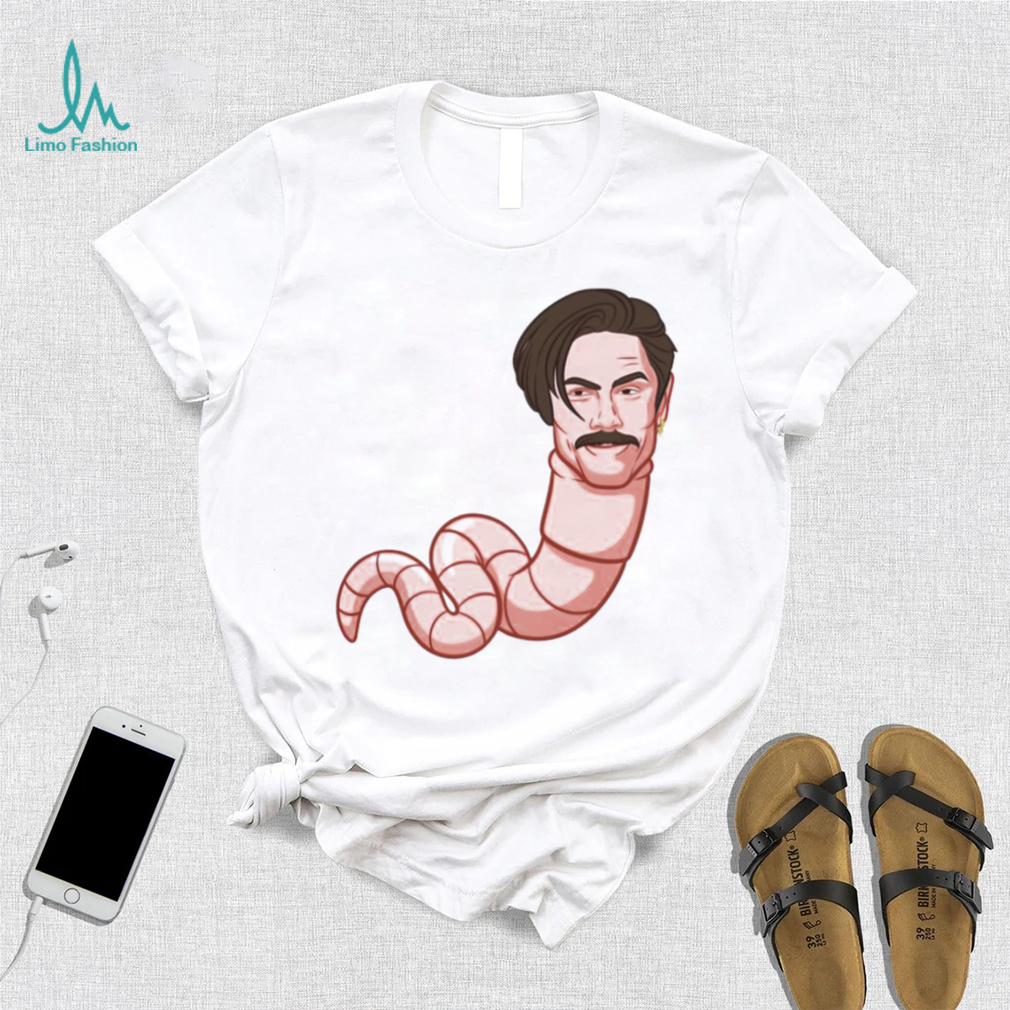 Worm with a Mustache James Tom Ariana art shirt Worm with a Mustache James Tom Ariana art shirt