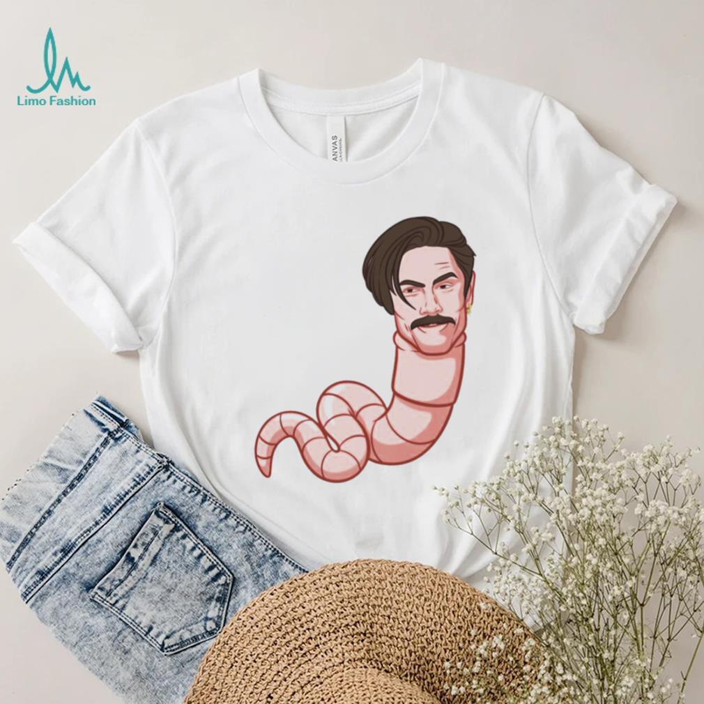 Worm with a Mustache James Tom Ariana art shirt Worm with a Mustache James Tom Ariana art shirt