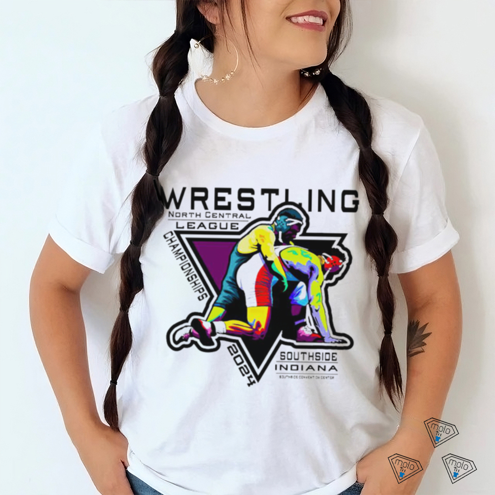 Wrestling League Championships North Central League 2024 Southside Indiana logo shirt Wrestling League Championships North Central League 2024 Southside Indiana logo shirt