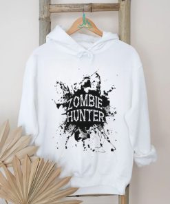 Zombie Hunter Black Grunge Shirt