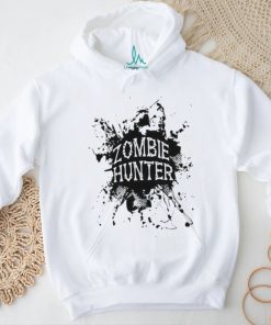 Zombie Hunter Black Grunge Shirt