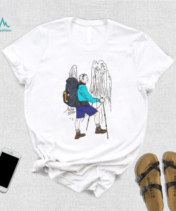 hiker conquering chilean mountains art shirt shirt trang