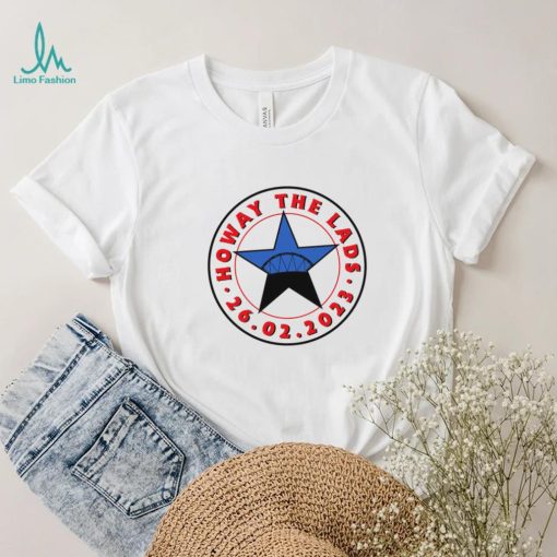 howay the lads 2023 logo shirt shirt trang