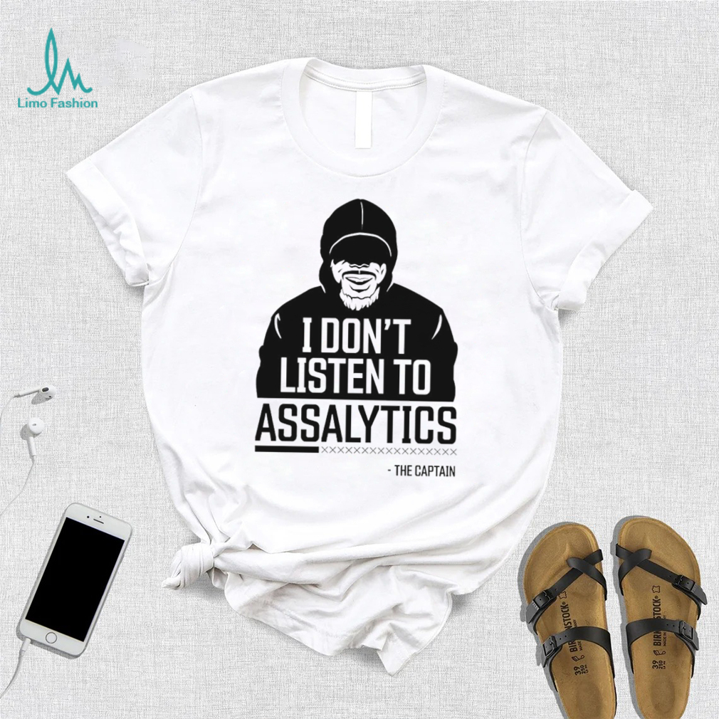 i dont listen to assalytics the captain logo shirt shirt trang i dont listen to assalytics the captain logo shirt shirt trang