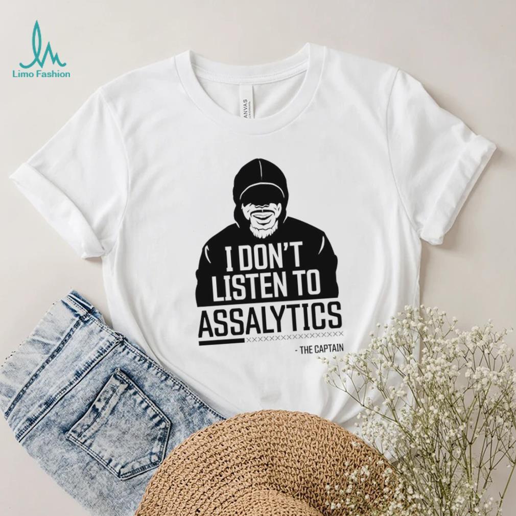 i dont listen to assalytics the captain logo shirt shirt trang i dont listen to assalytics the captain logo shirt shirt trang