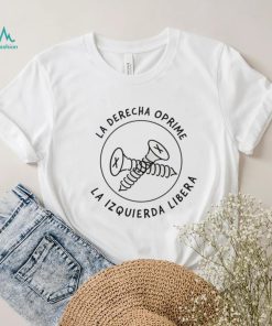 la derecha oprime la izquierda libera logo shirt shirt trang