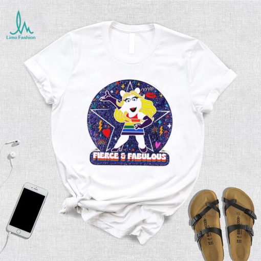 lgbt my miss piggy fierce and fabulous shirt shirt trang