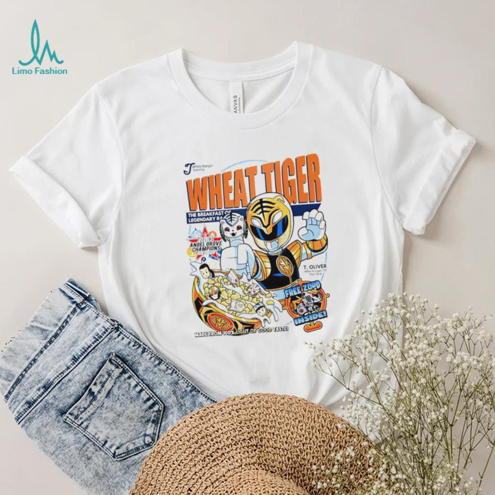 mighty morphin power rangers white ranger tommy oliver wheat tiger the breakfast of legendary rangers shirt shirt trang mighty morphin power rangers white ranger tommy oliver wheat tiger the breakfast of legendary rangers shirt shirt trang