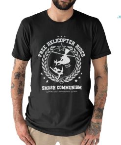 mlgj free helicopter rides smash communism support anti communist action hoodie 20230509