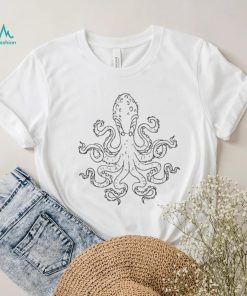 octopus creature art shirt shirt trang