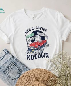 skeleton riding truck life is better in motown berry gordy jr blvd shirt shirt trang