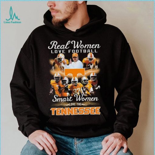 tennessee volunteers real women love football smart women love tennessee volunteers 2023 shirt