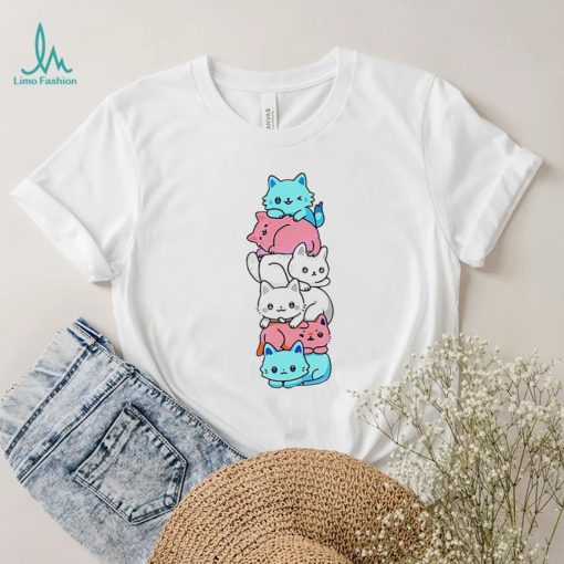 transgender cat pride cute shirt shirt trang