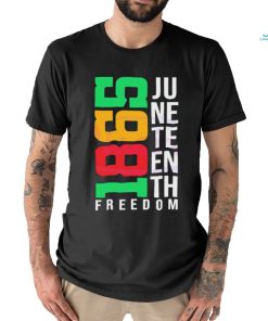 1865 Juneteenth Freedom Black Month History shirt
