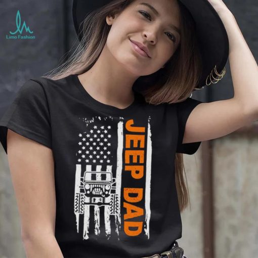 2023 American Flag Jeep Dad Shirt